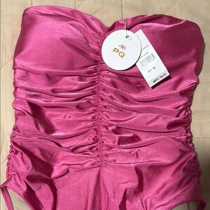 Pink Kids One Piece Swimsuit